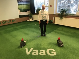 Kinkkuputtikisan voittaja Pasi Törhönen. Onnea voittajalle.